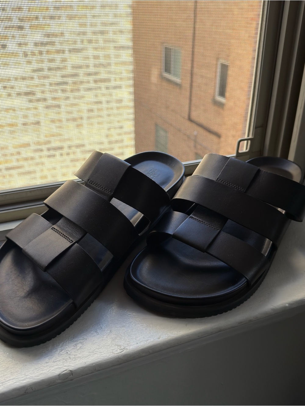 Allen Edmonds Men's Chocolate Brown Davis Sandal